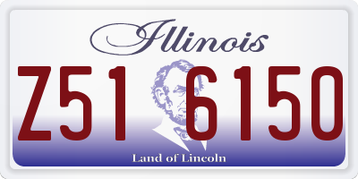 IL license plate Z516150