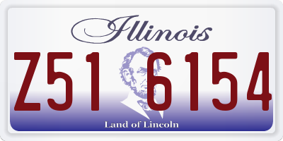 IL license plate Z516154