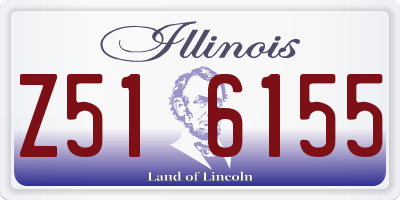 IL license plate Z516155