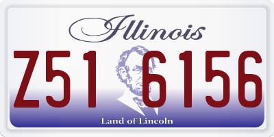 IL license plate Z516156