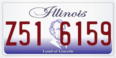 IL license plate Z516159