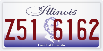 IL license plate Z516162