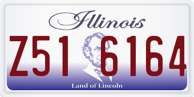 IL license plate Z516164