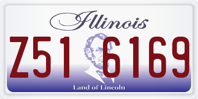 IL license plate Z516169