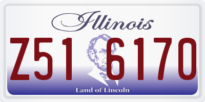 IL license plate Z516170