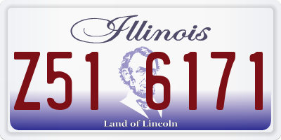 IL license plate Z516171