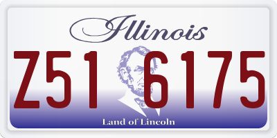 IL license plate Z516175