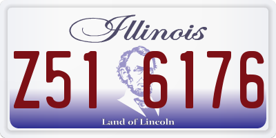 IL license plate Z516176