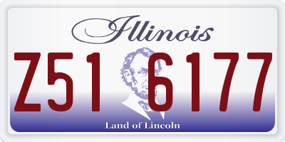 IL license plate Z516177