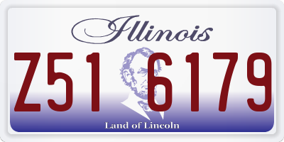 IL license plate Z516179