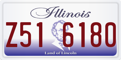 IL license plate Z516180