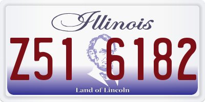 IL license plate Z516182