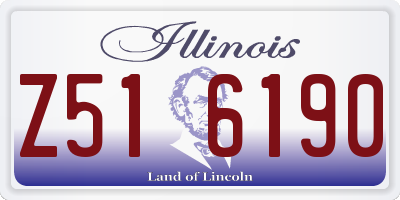IL license plate Z516190