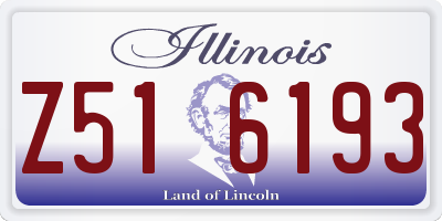 IL license plate Z516193