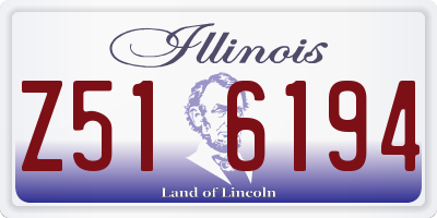 IL license plate Z516194