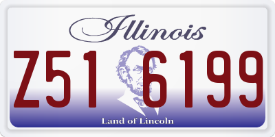 IL license plate Z516199