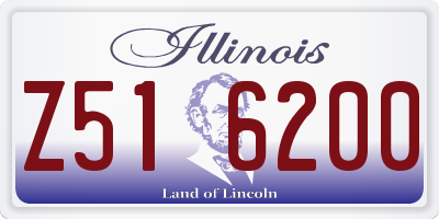 IL license plate Z516200