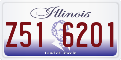 IL license plate Z516201