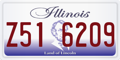 IL license plate Z516209