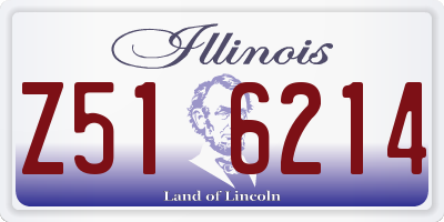 IL license plate Z516214