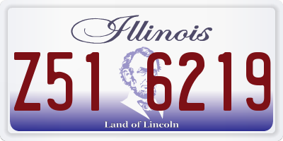 IL license plate Z516219
