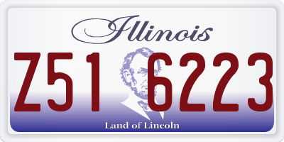 IL license plate Z516223