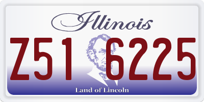 IL license plate Z516225