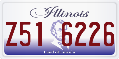 IL license plate Z516226