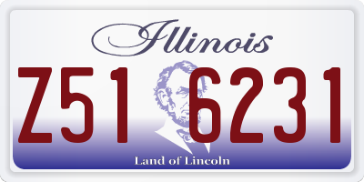 IL license plate Z516231