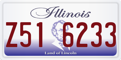 IL license plate Z516233