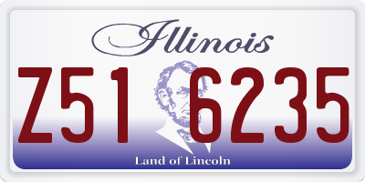 IL license plate Z516235