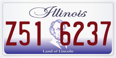 IL license plate Z516237