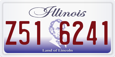 IL license plate Z516241