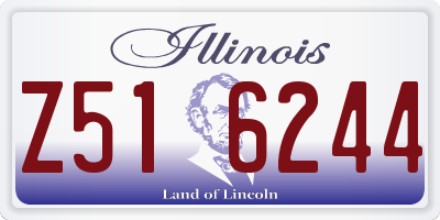 IL license plate Z516244