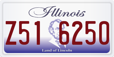 IL license plate Z516250