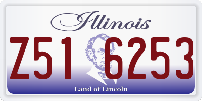 IL license plate Z516253