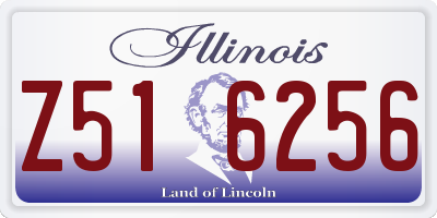 IL license plate Z516256