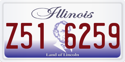 IL license plate Z516259