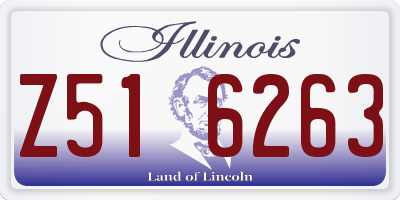IL license plate Z516263