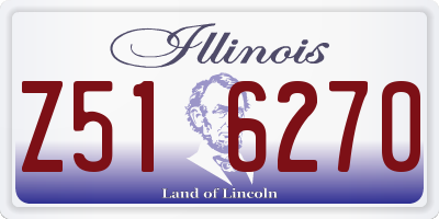 IL license plate Z516270