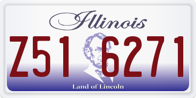 IL license plate Z516271