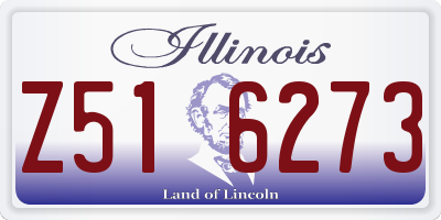IL license plate Z516273