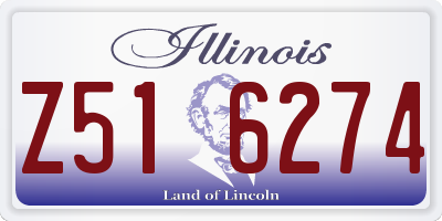 IL license plate Z516274