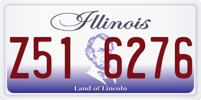 IL license plate Z516276