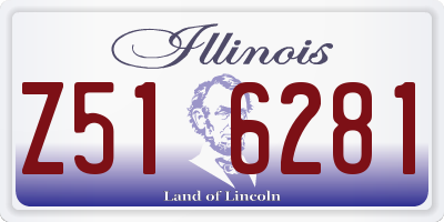 IL license plate Z516281