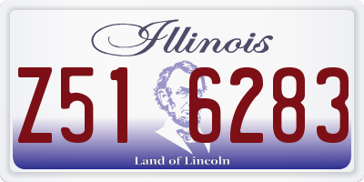IL license plate Z516283