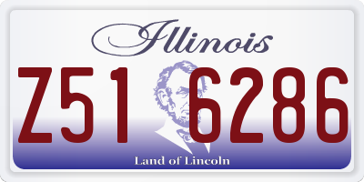 IL license plate Z516286