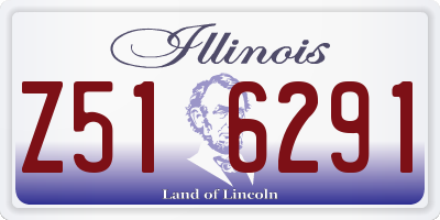 IL license plate Z516291