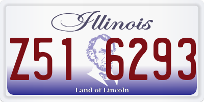 IL license plate Z516293