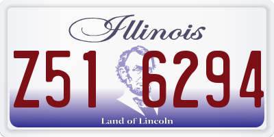 IL license plate Z516294